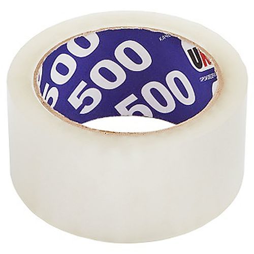 Скотч упаковочный UNIBOB 500, 48 мм × 132 м, 43 мкм, прозрачный от производителя в Кирове