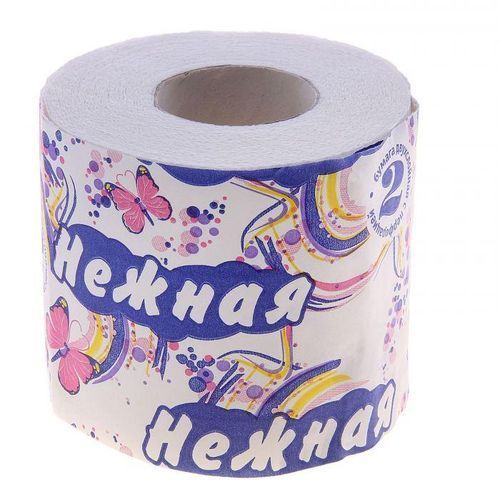 бумага туалетная НЕЖНАЯ 2-сл/48
