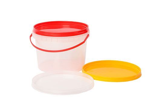 банка 0,55л прозр. красная крышка d=120 ПМ