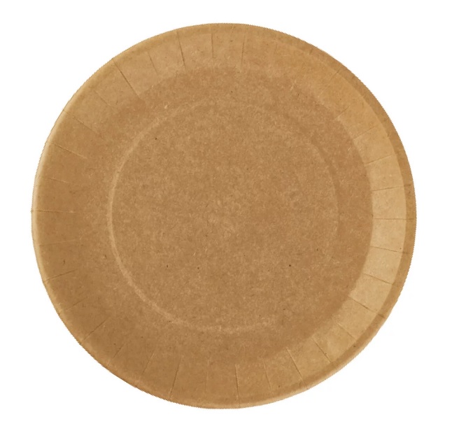 Тарелка бумажная DoECO ECO PLATE 230, крафт, Ø230 мм, 100 шт. от производителя в Кирове