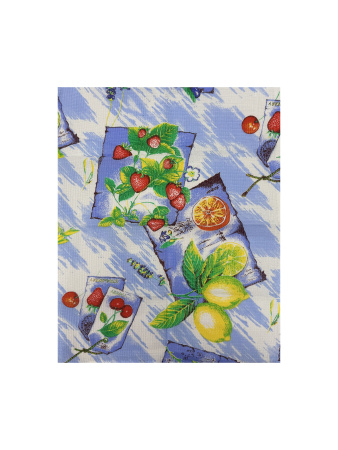 полотенце вафельное х/б 100% цветное (рисунок)