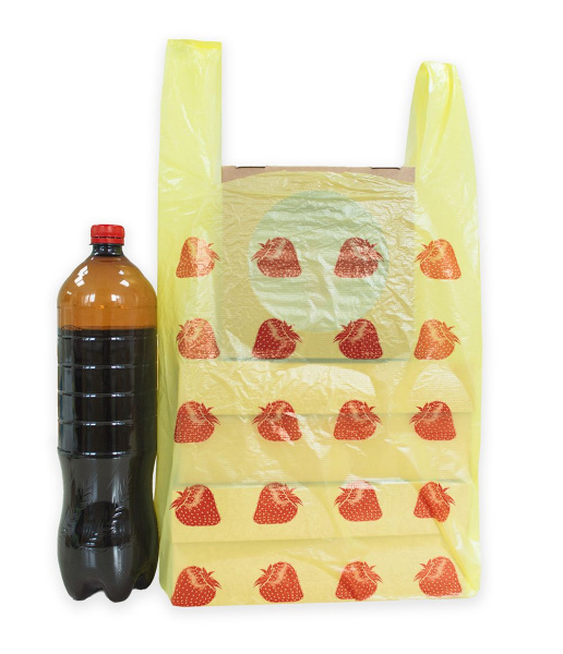 майки 29х57 Клубничка, желтые /100 от производителя в Казани