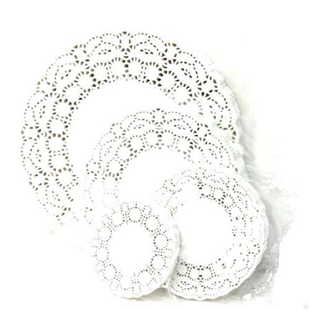 салфетки кругл. d=18 ажурные от производителя в Казани