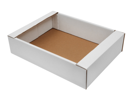 коробка-лоток 368х268х50 бел/бур/50 *