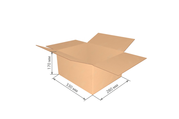 гофроящик 330х280х170 Т23С/20-25 шт *