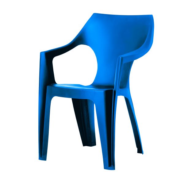 кресло пластиковое синее  Амстердам