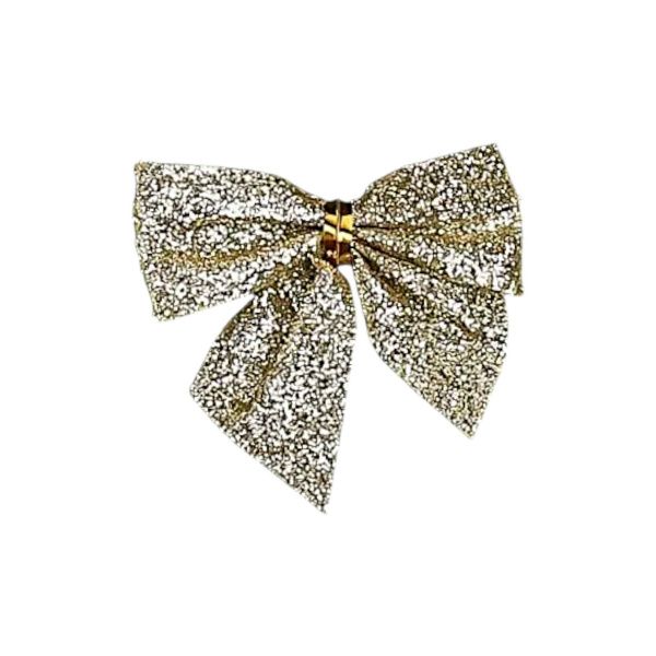 бантики 5,5х5 золотые