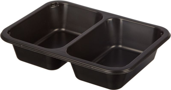 ланч бокс под запайку К-190х144х45Г черный СТП *