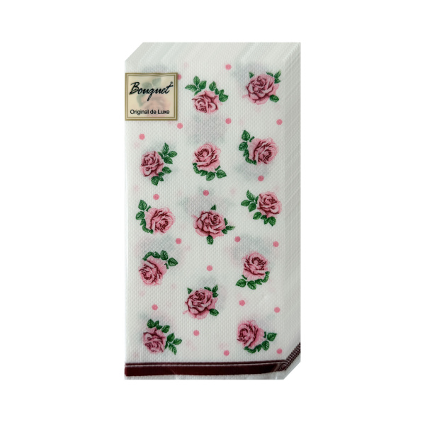 салфетки 2-сл 33х33 АРТ БУКЕТ ЛЮКС Розита /20