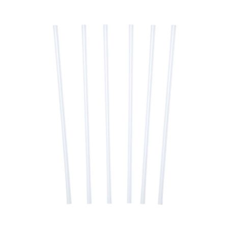 трубочки д/коктейлей 3 х 240мм прозрачные, без изгиба