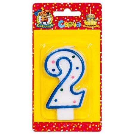 свечи д/торта  Цифры "2"