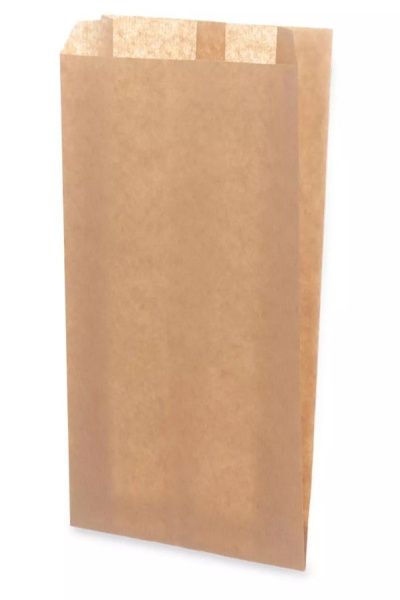 пакет бумажный с V-обр. дном 43х10х6 крафт *