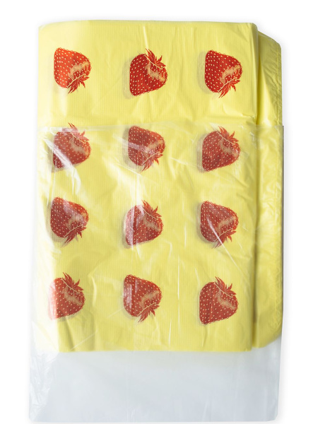 майки 29х57 Клубничка, желтые /100 от производителя в Казани