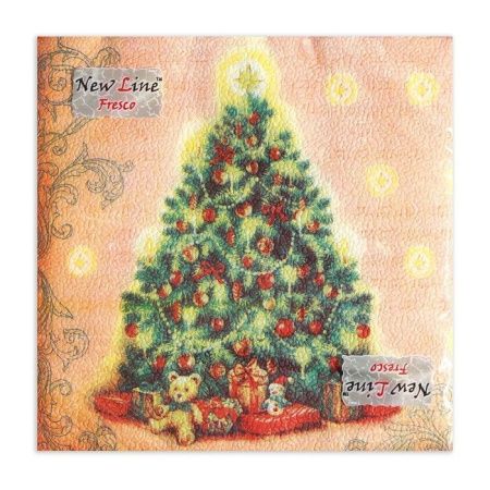 НГ салфетки 2-сл 33х33 Елка/20