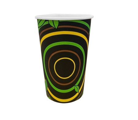 стакан бум. 350 мл Чайные листья*