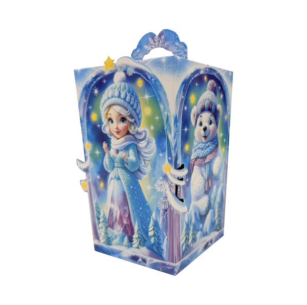 коробка 0,7 кг Льдинка (хром-эрзац)