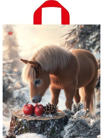 пакет петл. 43,5х38 Пони с яблоками НГ