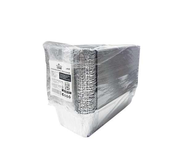 контейнер алюминиевый КОМПЛЕКТ прям. Paterra (220х110 h=60) с крышкой/600