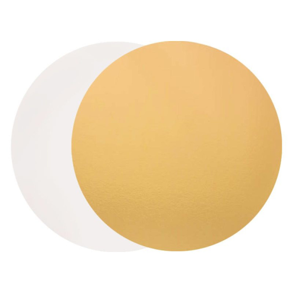 подложка d=260 золото/белая (толщина 0,8) *