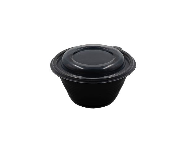 контейнер ПР-МС-500 черный (крышка ПР-МС-КР прозрачная)/480