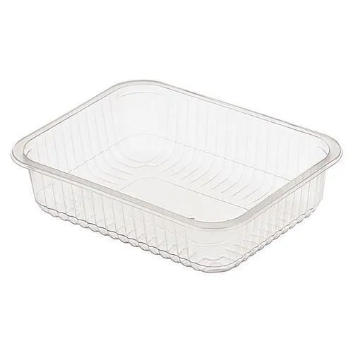 лоток под запайку 205х160х50 прозрачный с карманом *