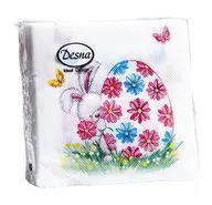 салфетки 25х25 DesnaDesing Пасхальный подарок /40