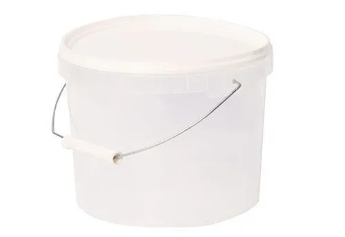 банка 5,5л прозр. с  белой крышкой АУ